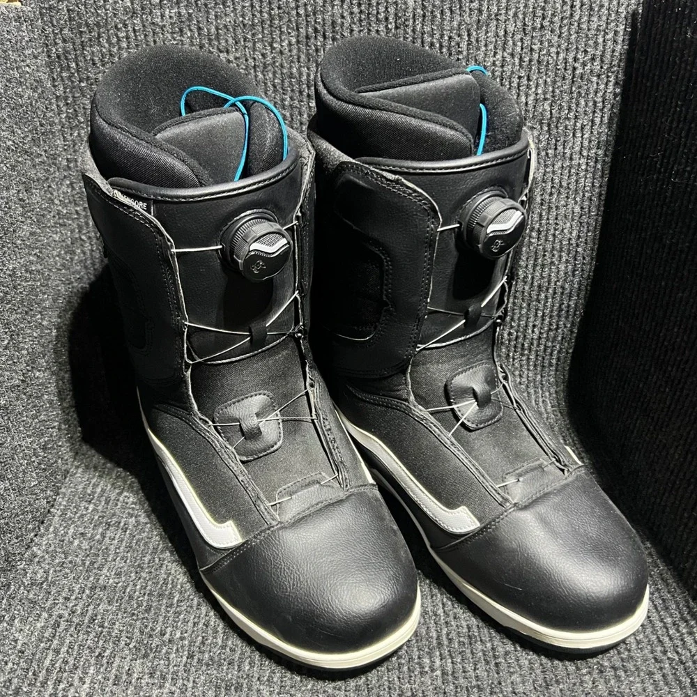 Vans Encore Snowboard Boots Mens 13 Black BOA Lacing UltraCush Winter Sport